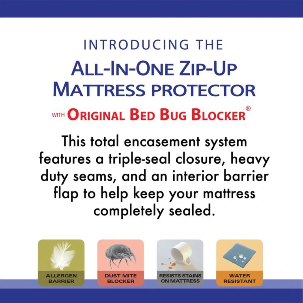 Bed Bug Blocker Waterproof Zip-Up Mattress Twin XL NEW AND UNOPENED PACKED